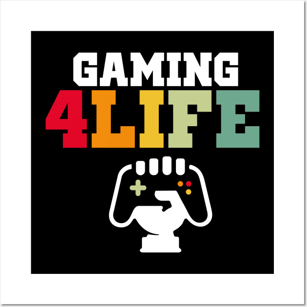 gaming 4life Wall Art by JohnRelo